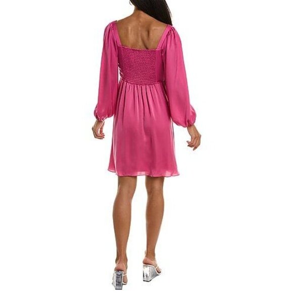 Kobi Halperin Women's Stavy  Mini Dress Size XL Pink Lady Short Skirt - Picture 15 of 15